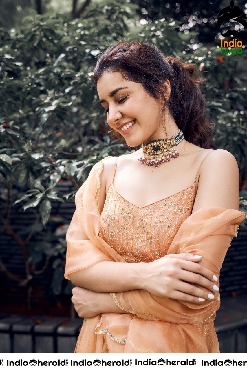 Raashi Khanna Ravishingly Hot and Mood Erecting Photos Set 2