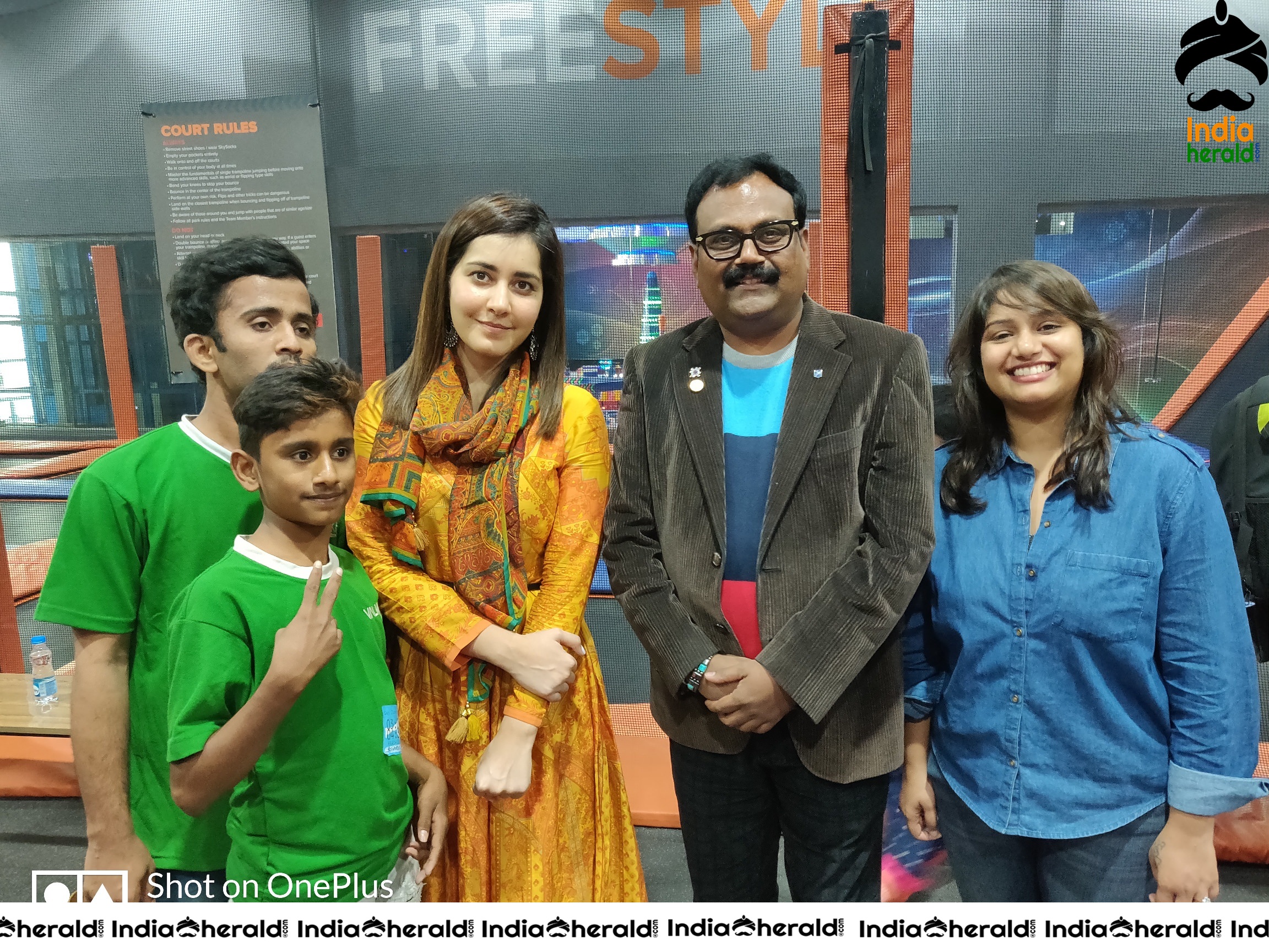 Raashi Khanna Uniquely Celebrates Birthday Sky Zone With Orphan Kids