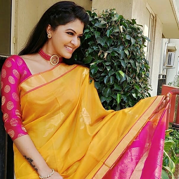 Rachitha Looks Gorgeous In Traditional Dress