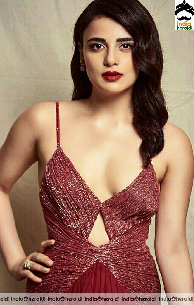 Radhika Madan Elegant in maroon