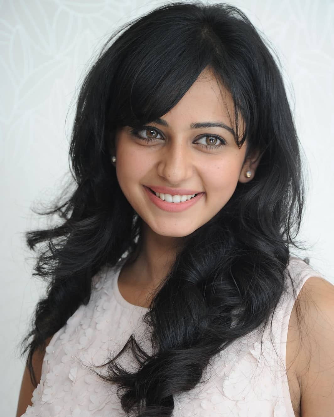 Rakul Preet Tempting Hot In White Vintage Photos