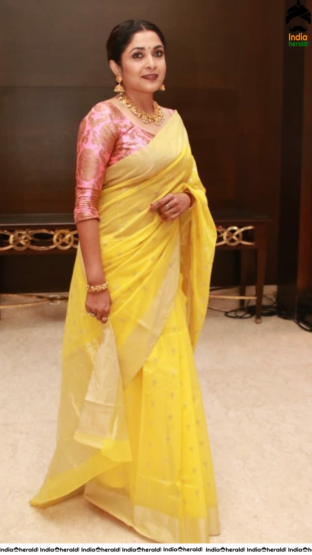 Ramya Krishnan from the Press meet of Web Series Queen