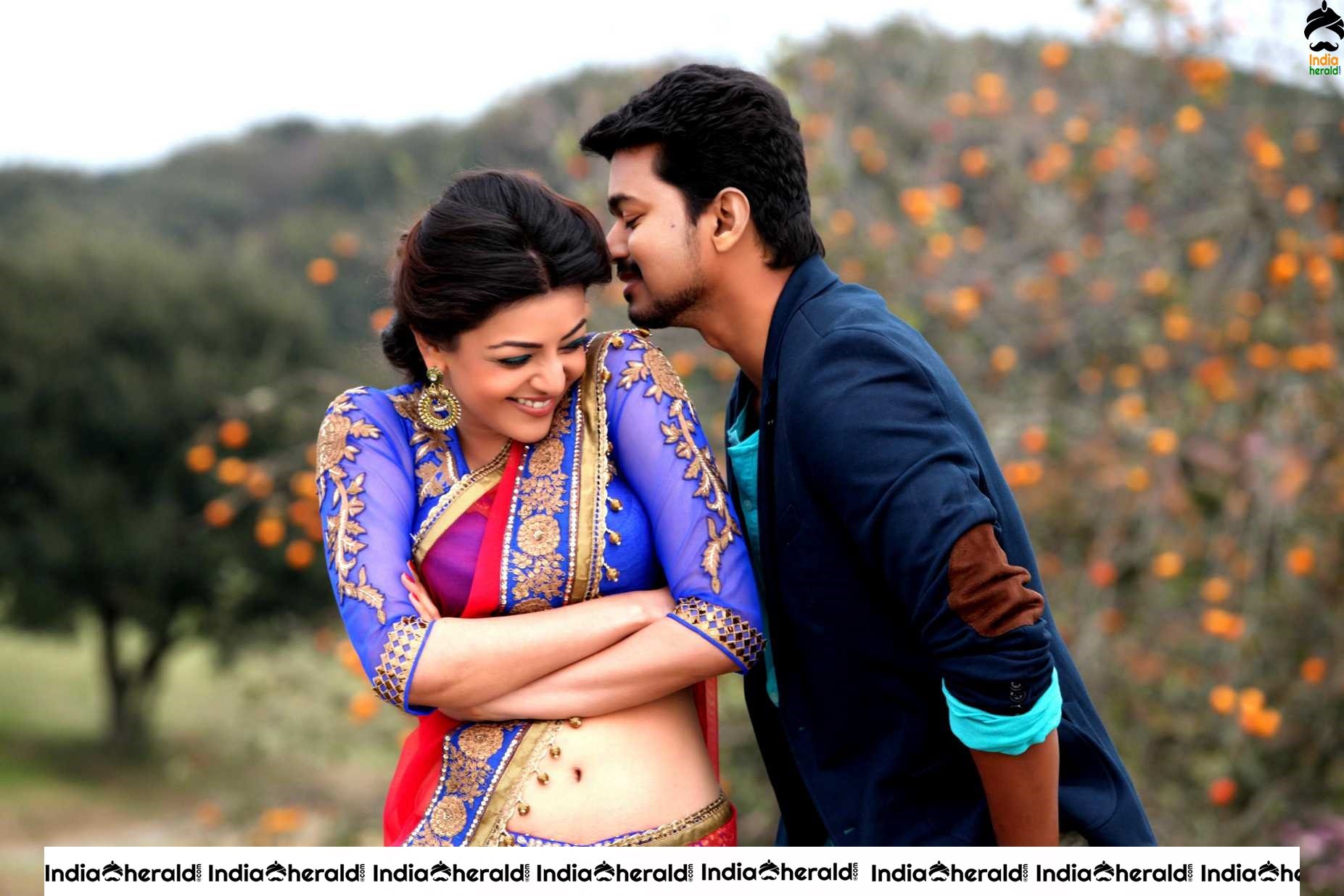 Rare and Unseen Photos of Vijay and Kajal Aggarwal from Jilla movie Set 4