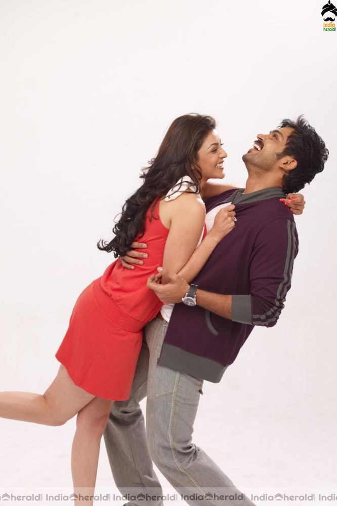 Rare Hot Photoshoot Clicks of Kajal Aggarwal with Karthi Set 1