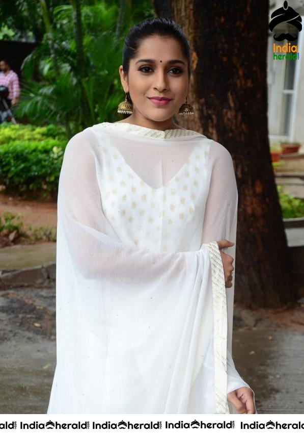 Rashmi Gautam Hot in White Dress Shoot Stills