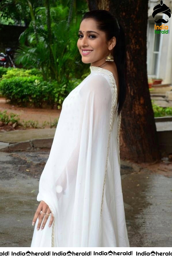 Rashmi Gautam Hot in White Dress Shoot Stills