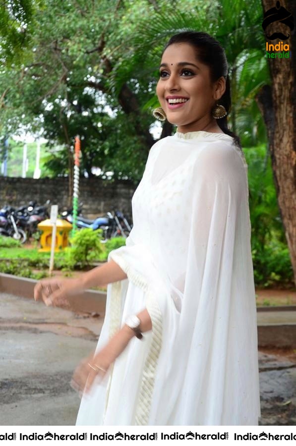 Rashmi Gautam Hot in White Dress Shoot Stills