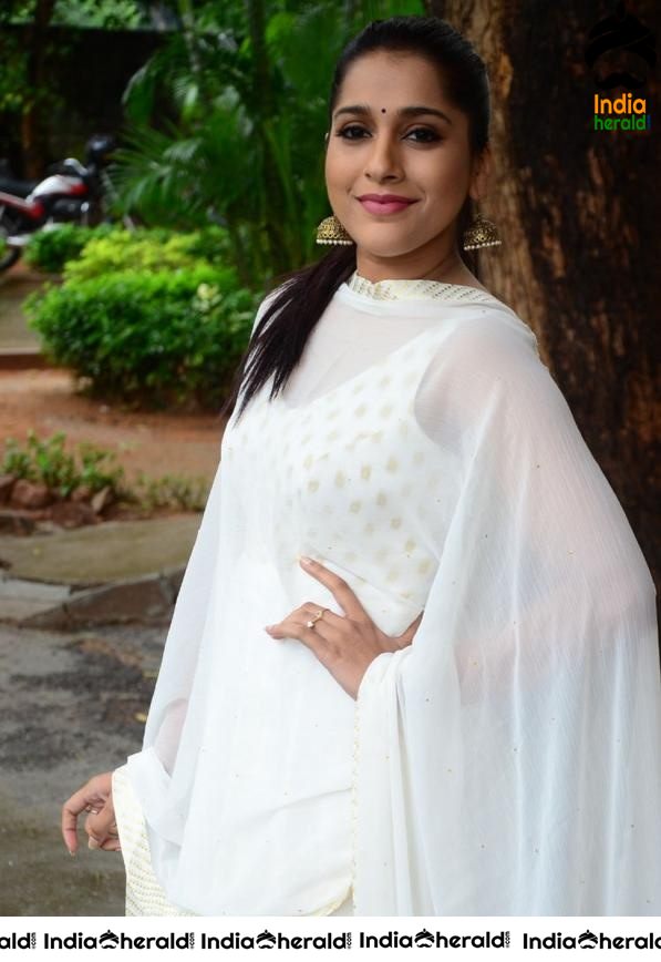 Rashmi Gautam Hot in White Dress Shoot Stills