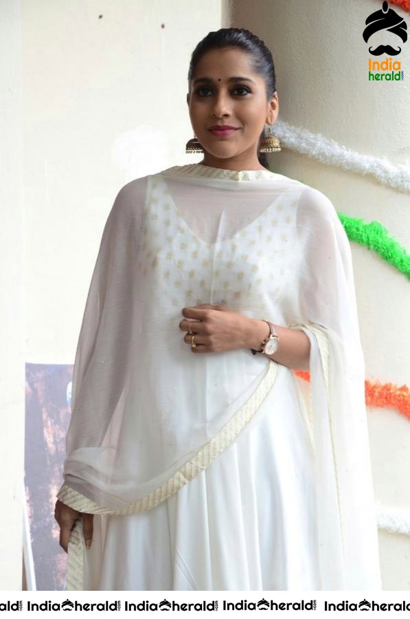 Rashmi Gautam Hot in White Dress Shoot Stills