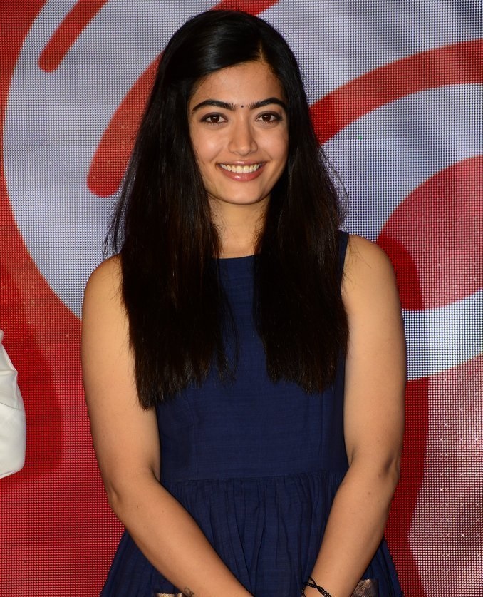 Rashmika Mandanna At Dear Comrade Trailer Launch