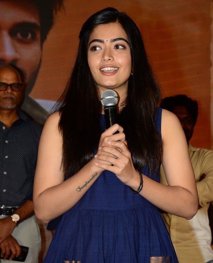 Rashmika Mandanna At Dear Comrade Trailer Launch