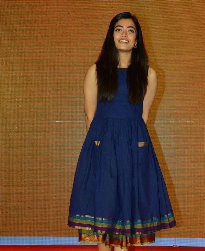 Rashmika Mandanna At Dear Comrade Trailer Launch