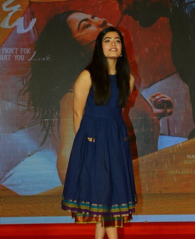 Rashmika Mandanna At Dear Comrade Trailer Launch