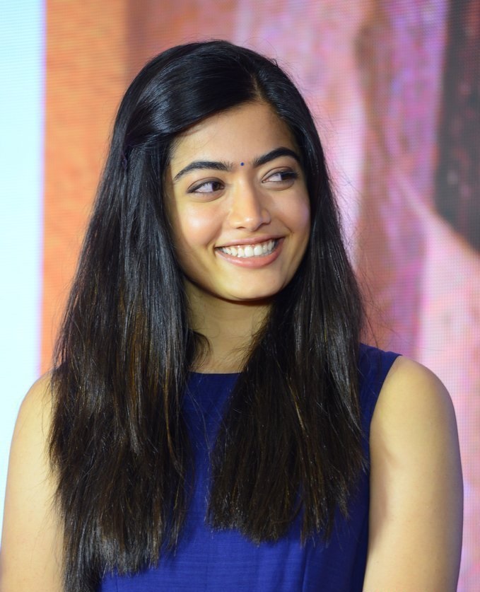 Rashmika Mandanna At Dear Comrade Trailer Launch