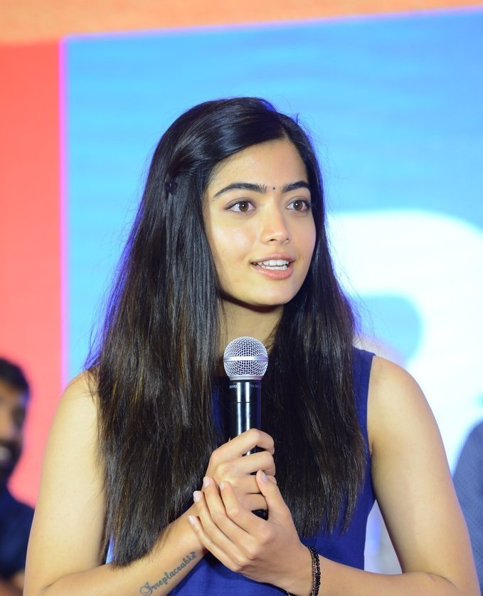 Rashmika Mandanna At Dear Comrade Trailer Launch