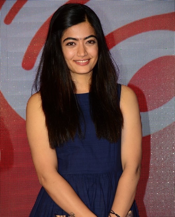 Rashmika Mandanna At Dear Comrade Trailer Launch