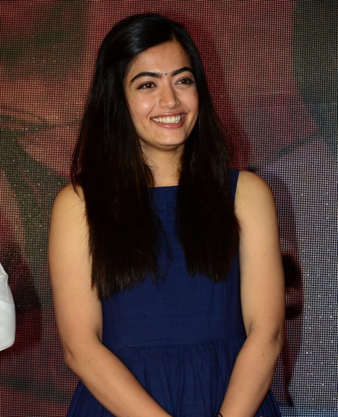 Rashmika Mandanna At Dear Comrade Trailer Launch