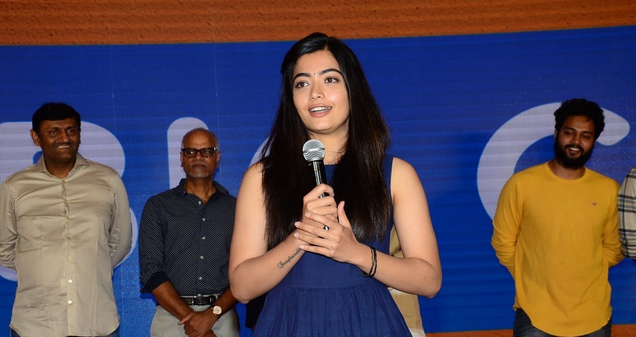 Rashmika Mandanna At Dear Comrade Trailer Launch