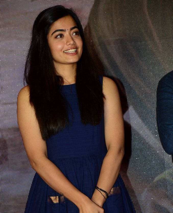 Rashmika Mandanna At Dear Comrade Trailer Launch