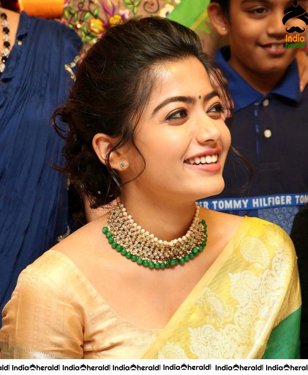 Rashmika Mandanna at KLM Fashion Mall inauguration Vanasthalipuram