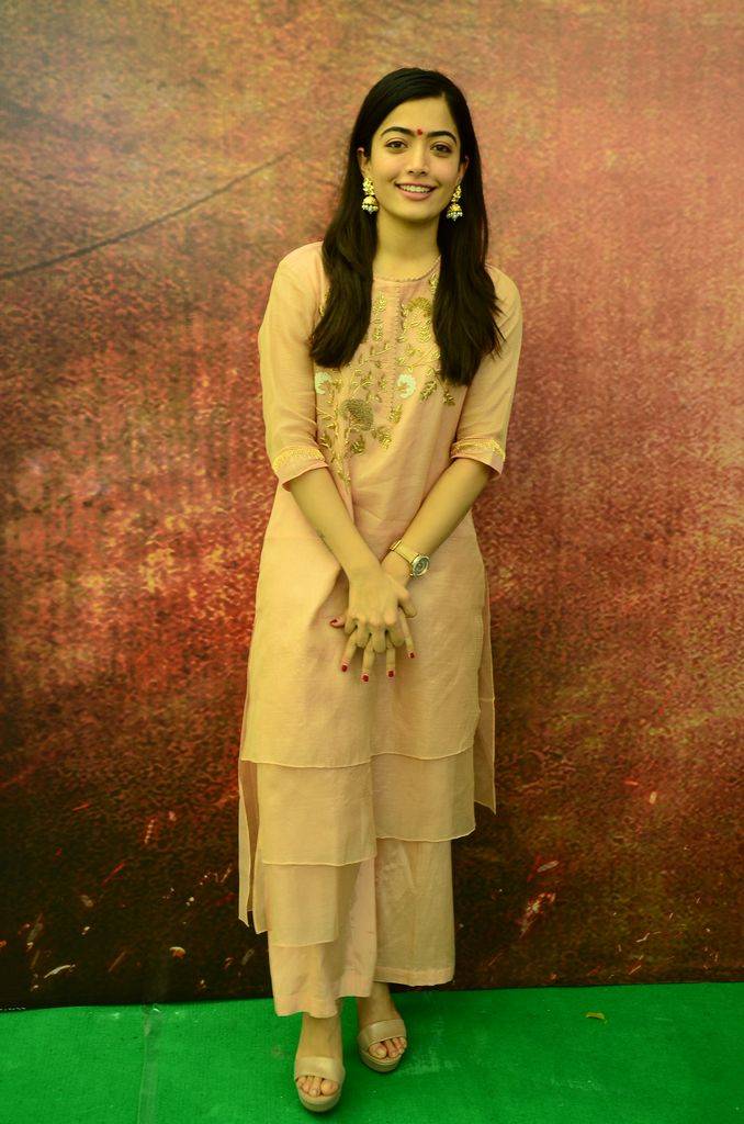 Rashmika Mandanna At  Sari Leru Nekkevvaru Movie Launch