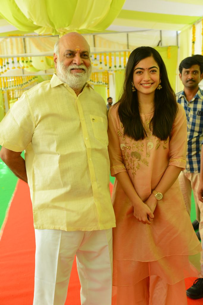 Rashmika Mandanna At  Sari Leru Nekkevvaru Movie Launch