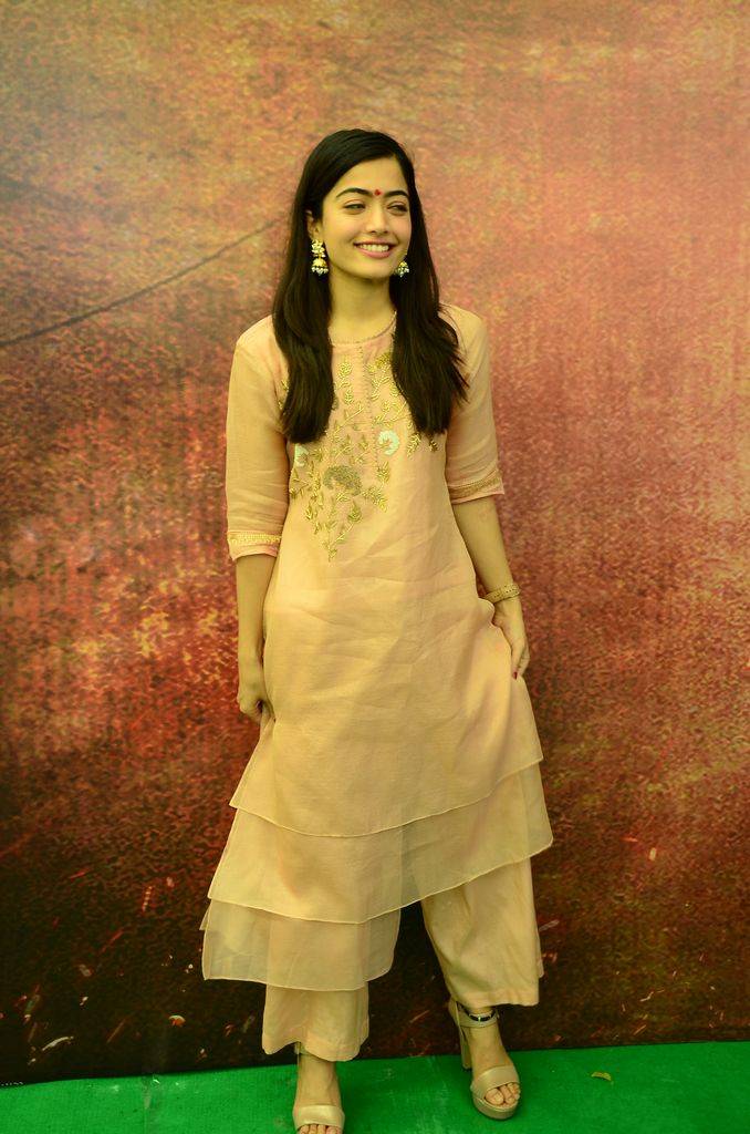 Rashmika Mandanna At  Sari Leru Nekkevvaru Movie Launch