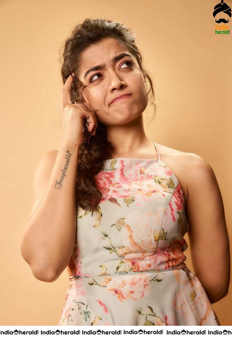 Rashmika Mandanna Cute and Adorable Expressions in this latest Photoshoot Set 1