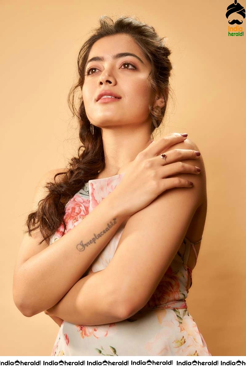 Rashmika Mandanna Cute and Adorable Expressions in this latest Photoshoot Set 1