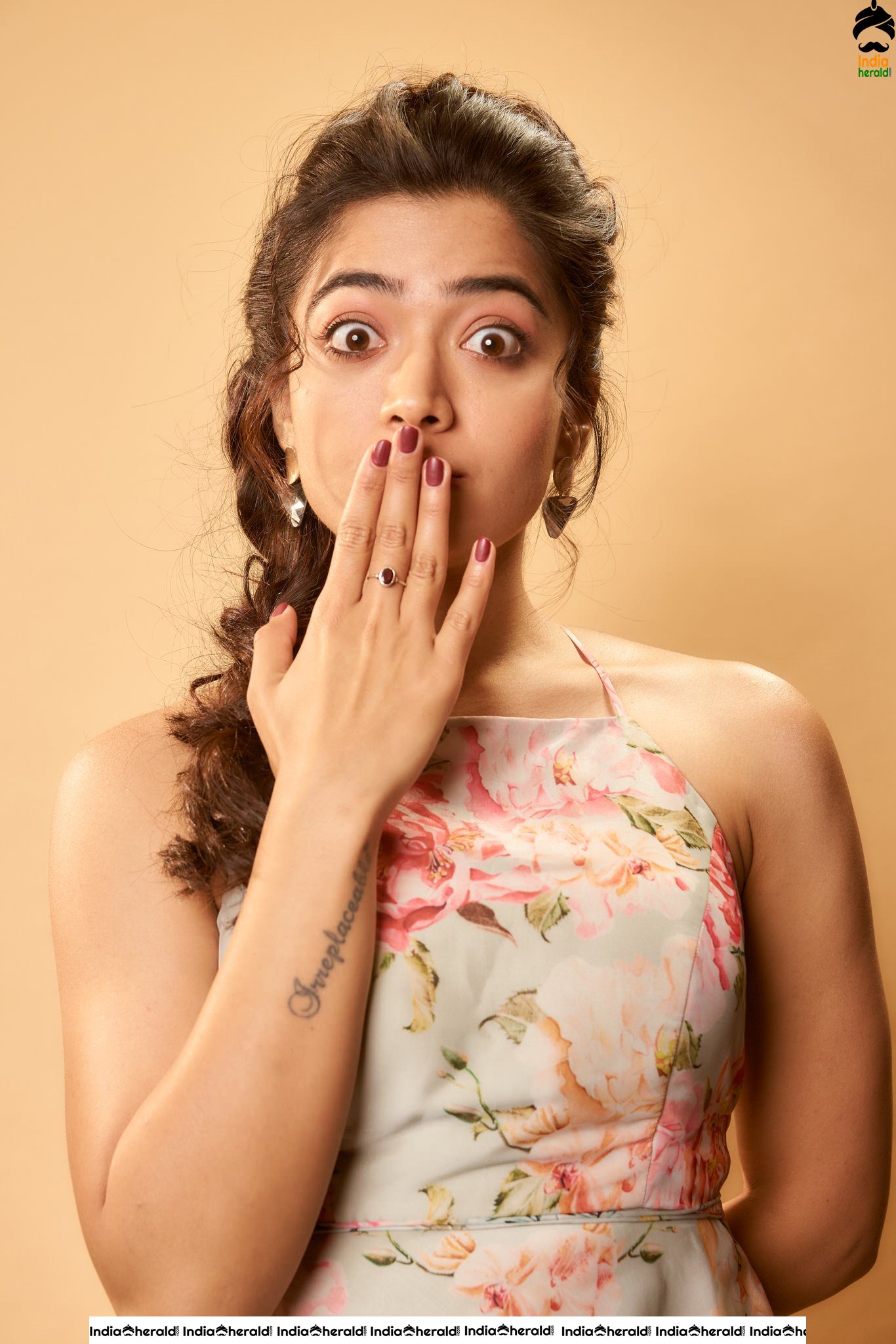 Rashmika Mandanna Cute and Adorable Expressions in this latest Photoshoot Set 2