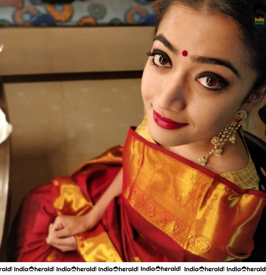 Rashmika Mandanna Cute Mesmerizing Photoshoot Pics Set 1