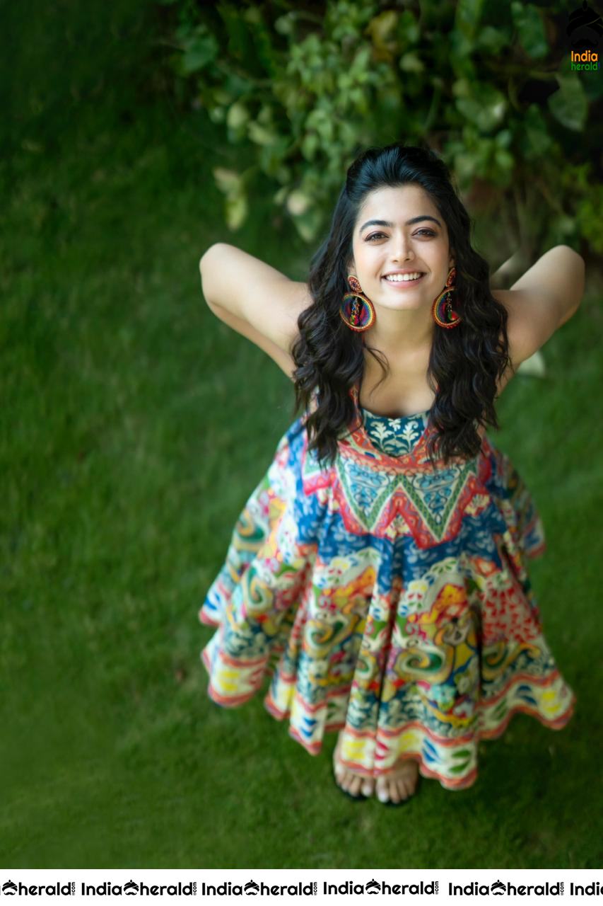 Rashmika Mandanna Cute Mesmerizing Photoshoot Pics Set 1