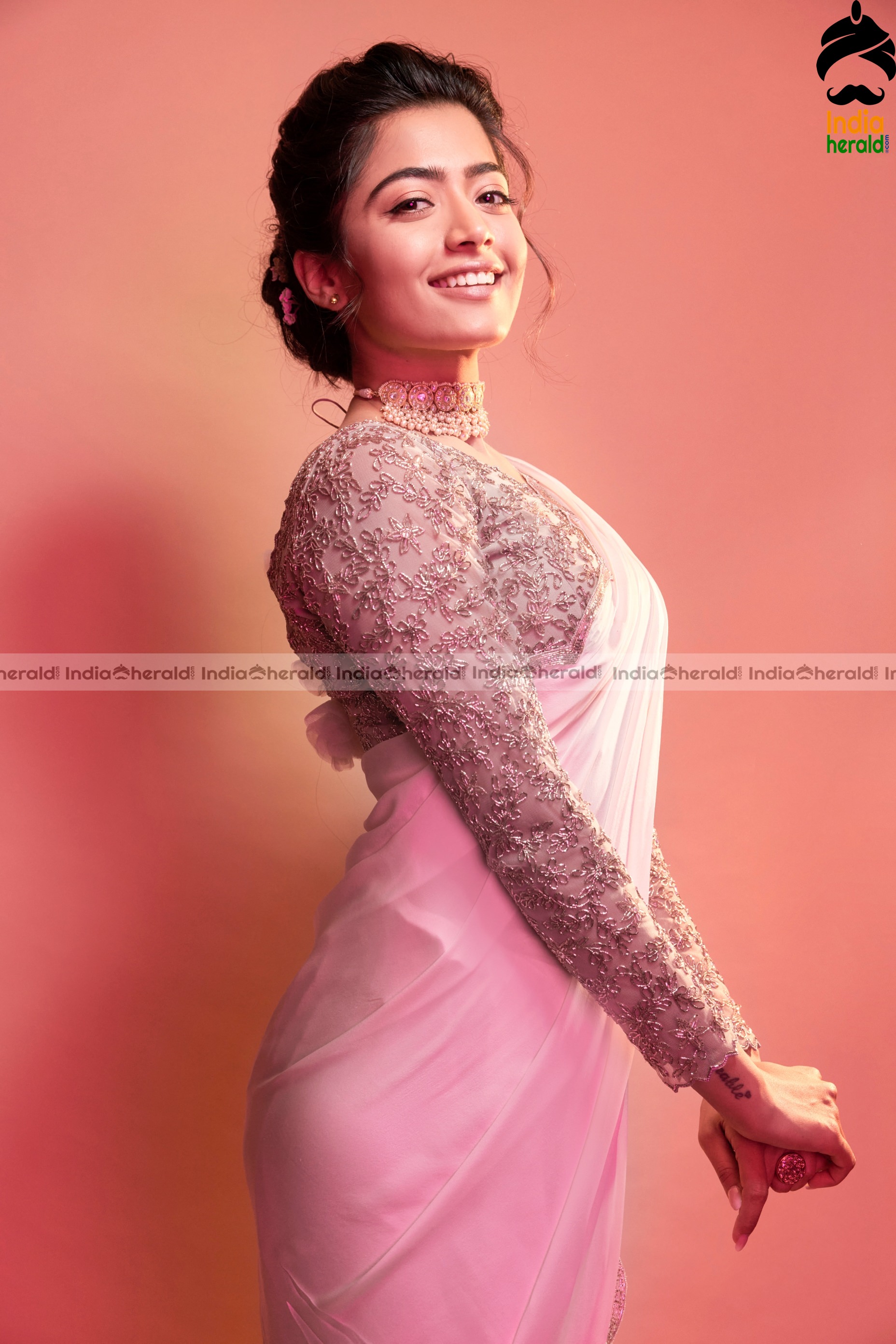 Rashmika Mandanna Hot Cute Adorable Expression Meme Concept Photoshoot HD Stills Set 1