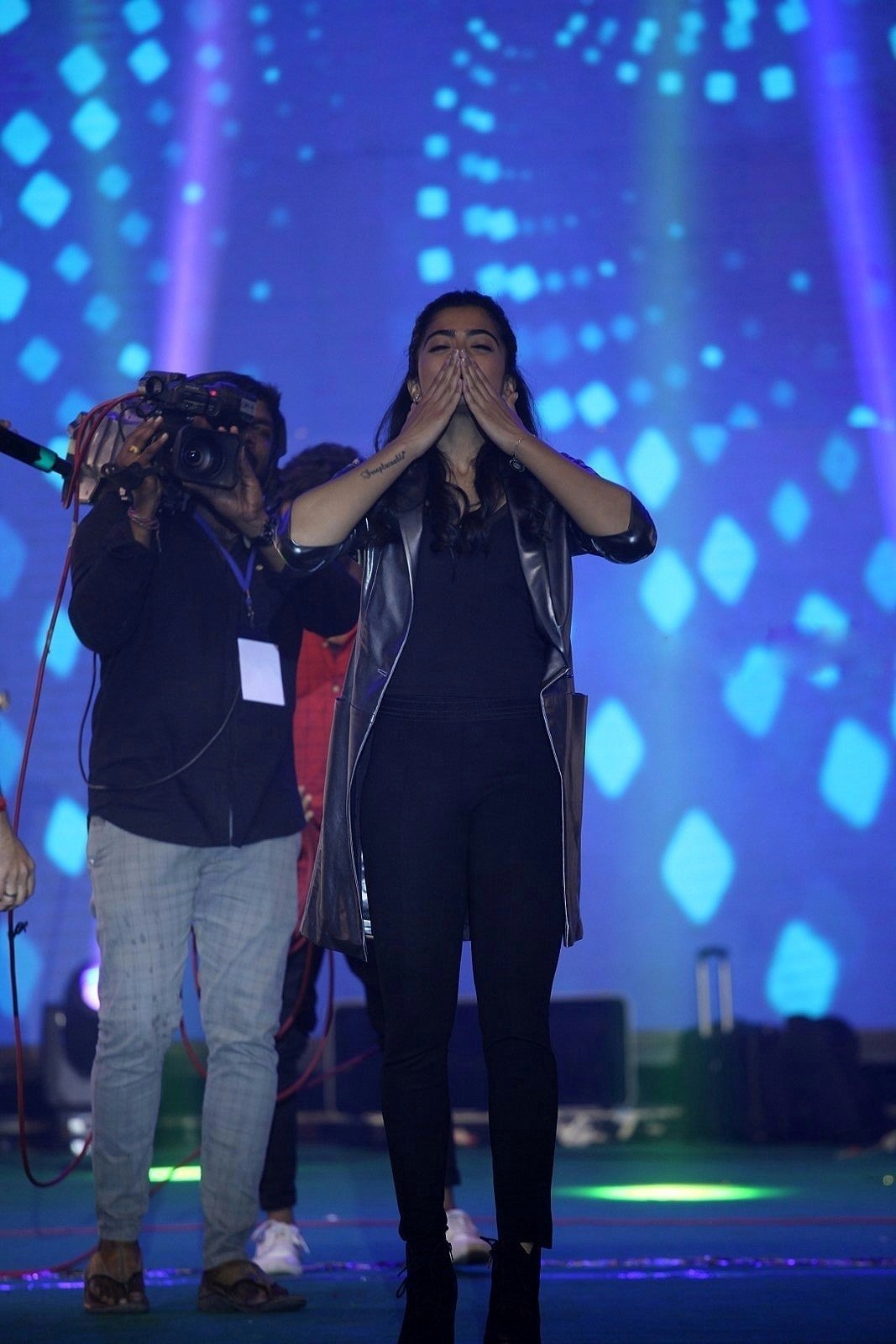 Rashmika Mandanna Hot On Stage Set 1