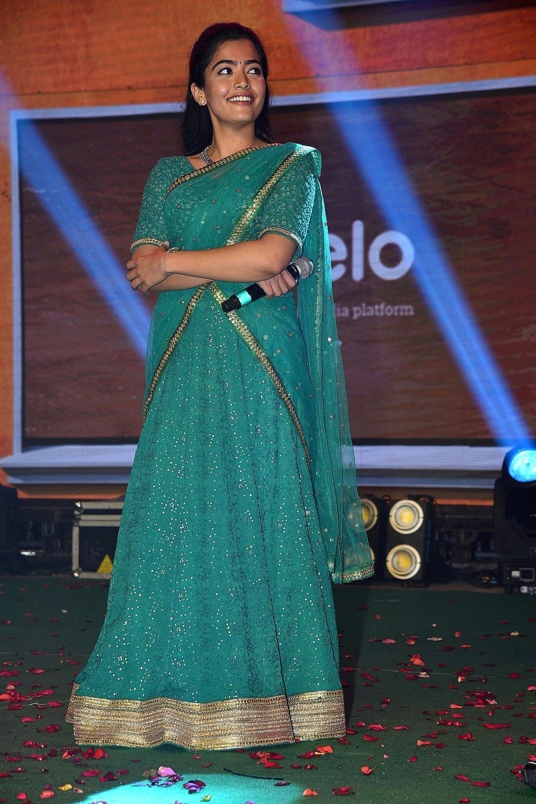 Rashmika Mandanna Hot On Stage Set 1