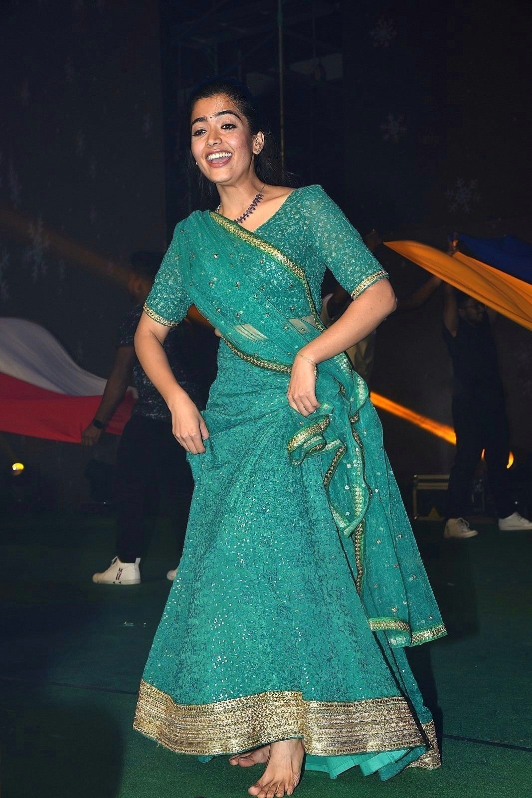 Rashmika Mandanna Hot On Stage Set 2