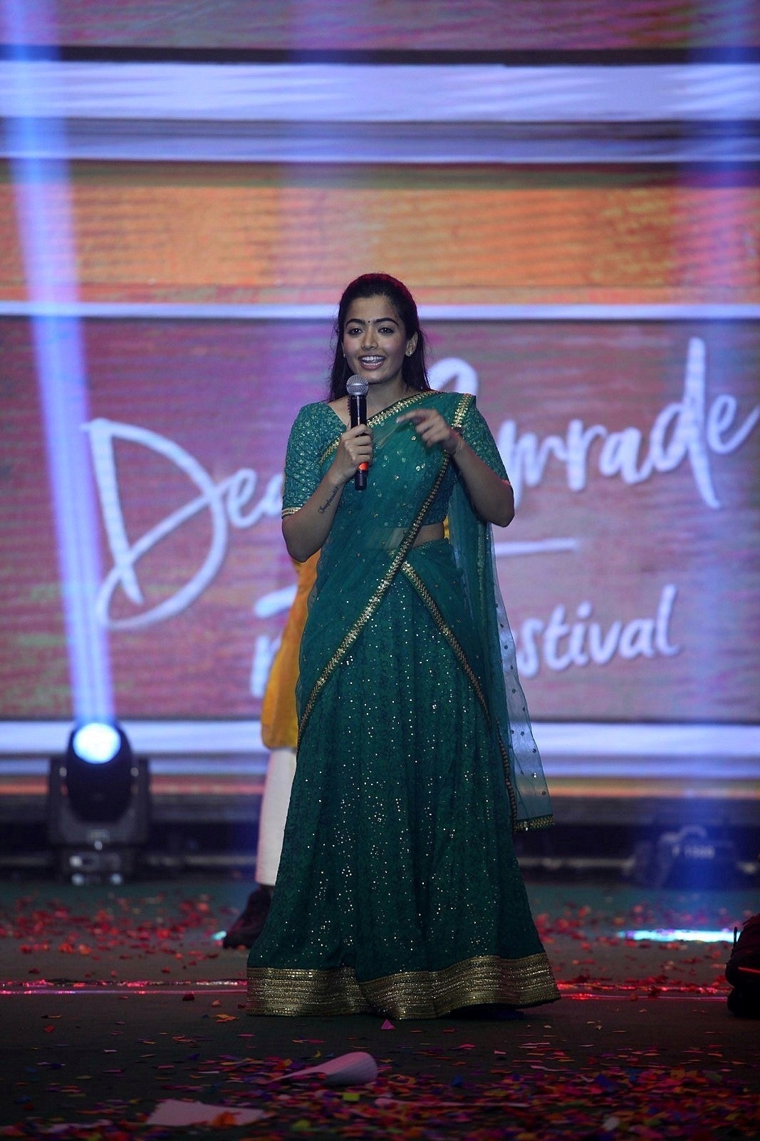 Rashmika Mandanna Hot On Stage Set 2