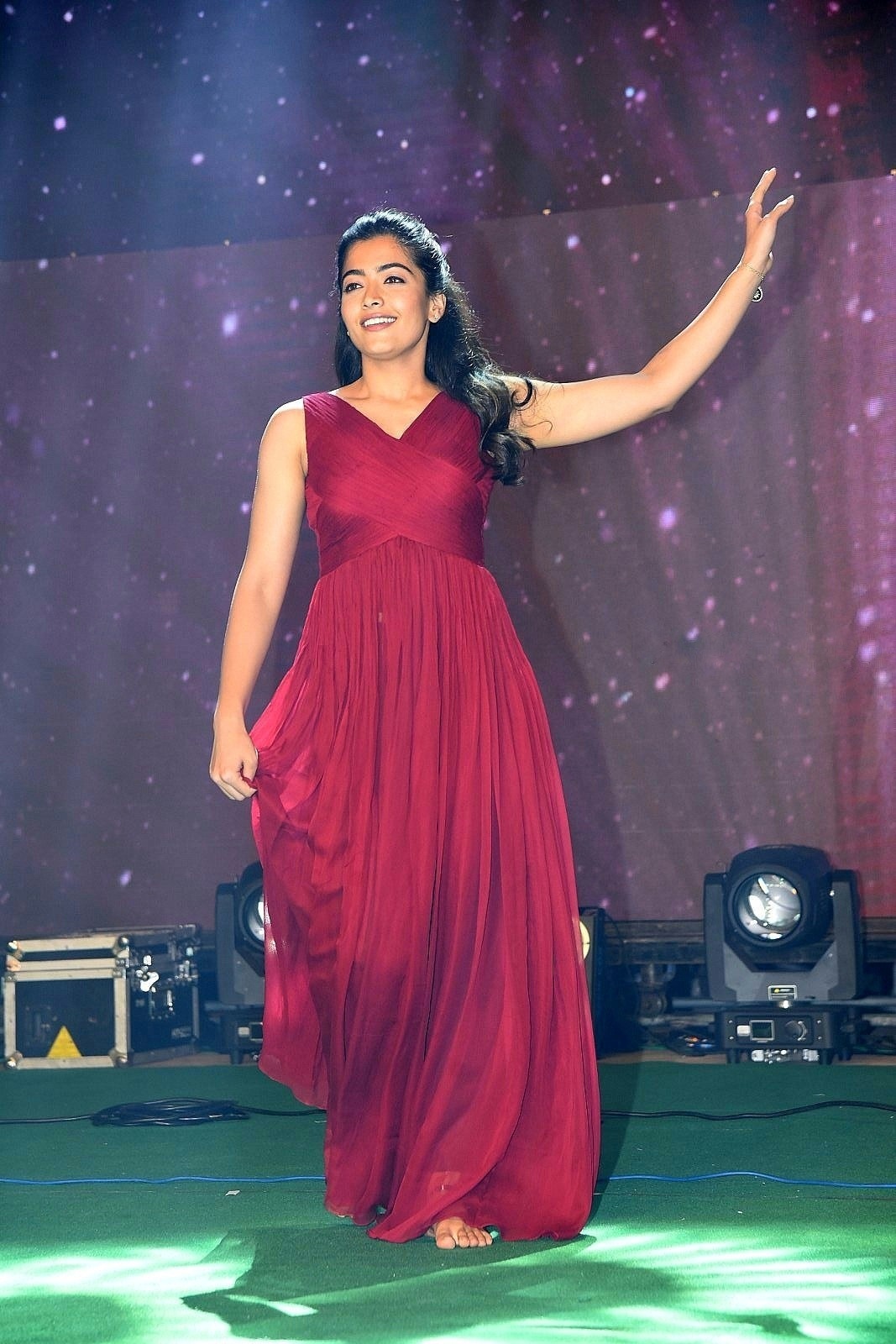 Rashmika Mandanna Hot On Stage Set 2