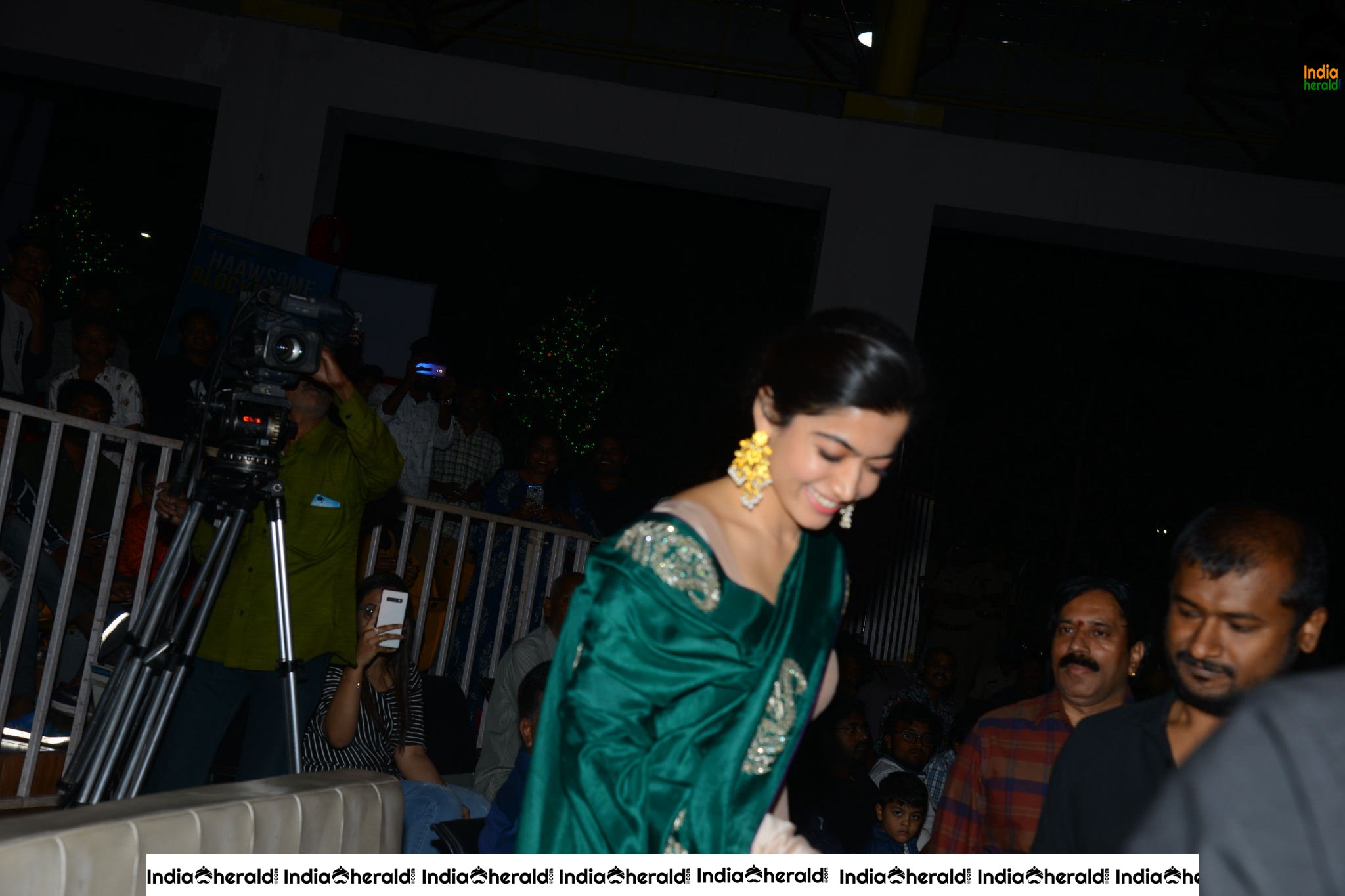 Rashmika Mandanna is all smiles and happy at Bheeshma success event