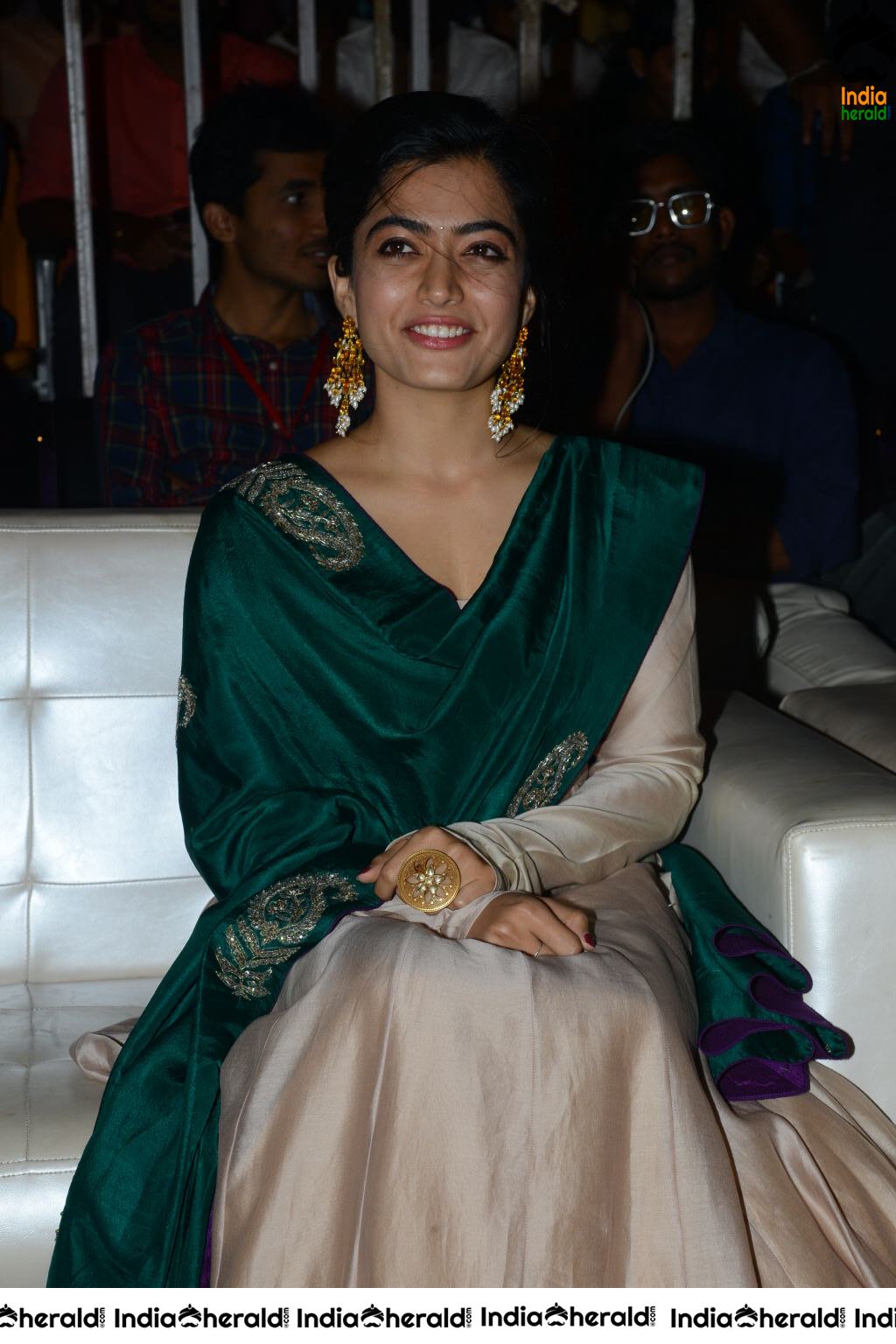 Rashmika Mandanna is all smiles and happy at Bheeshma success event