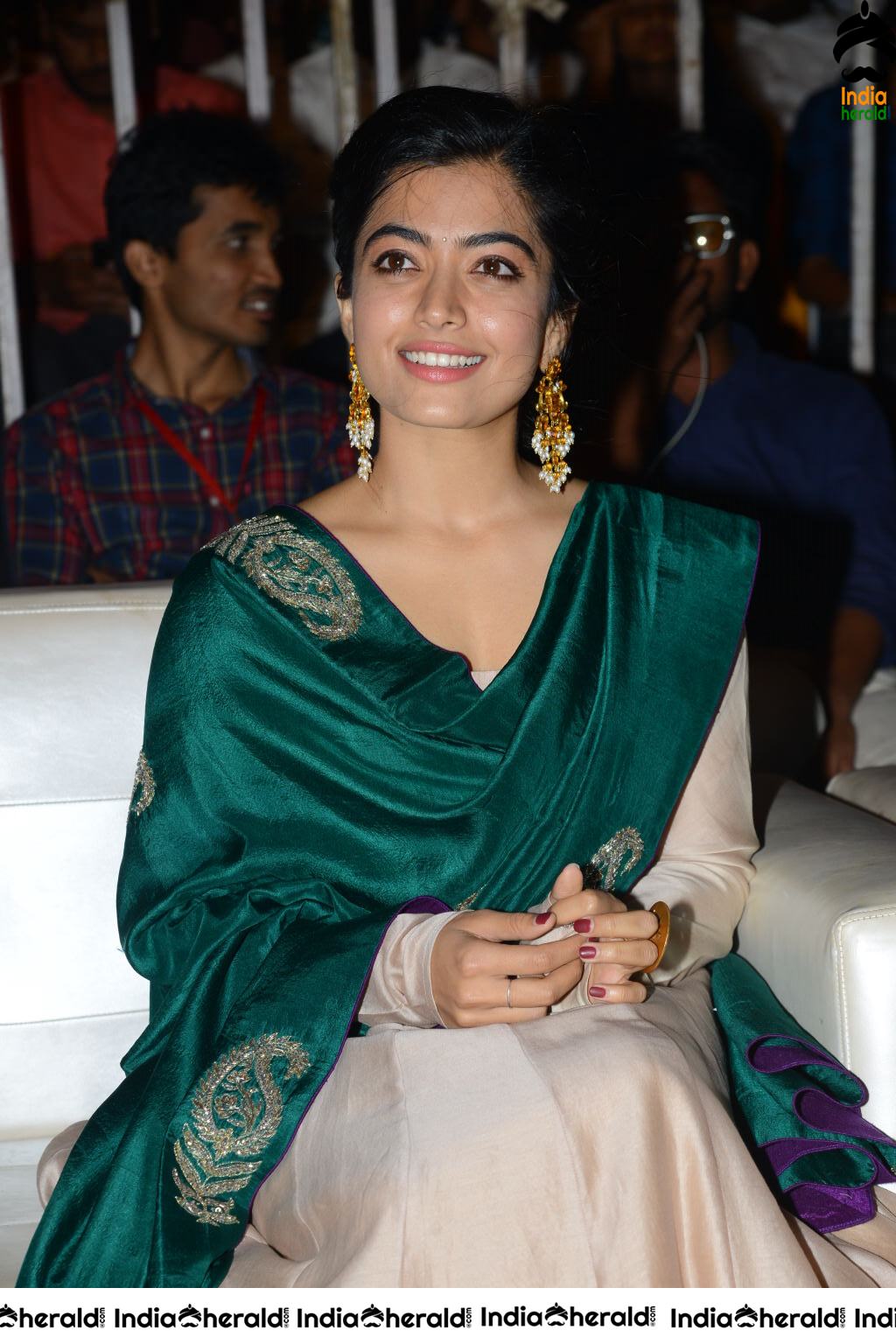 Rashmika Mandanna is all smiles and happy at Bheeshma success event