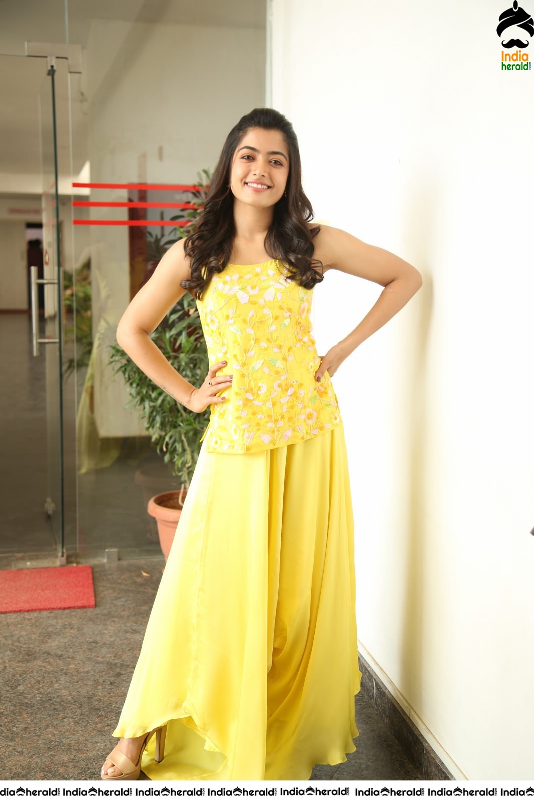 Rashmika Mandanna Latest Gorgeous Photoshoot in Yellow Attire
