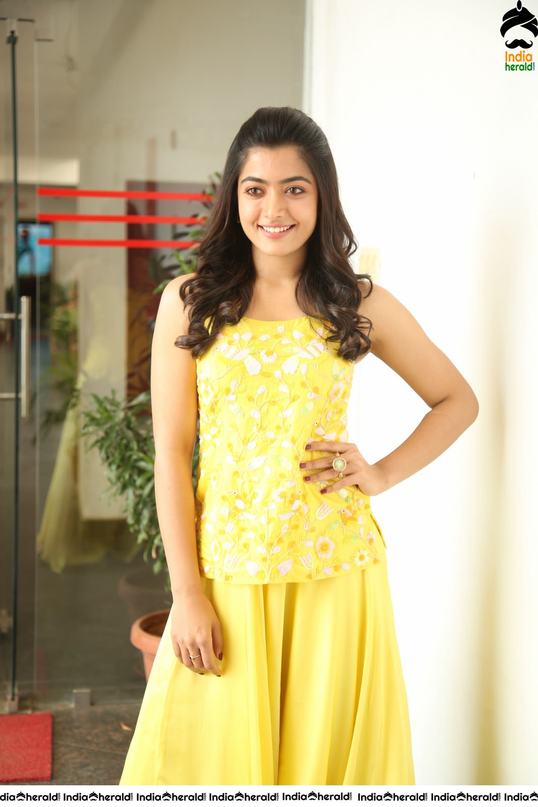 Rashmika Mandanna Latest Gorgeous Photoshoot in Yellow Attire