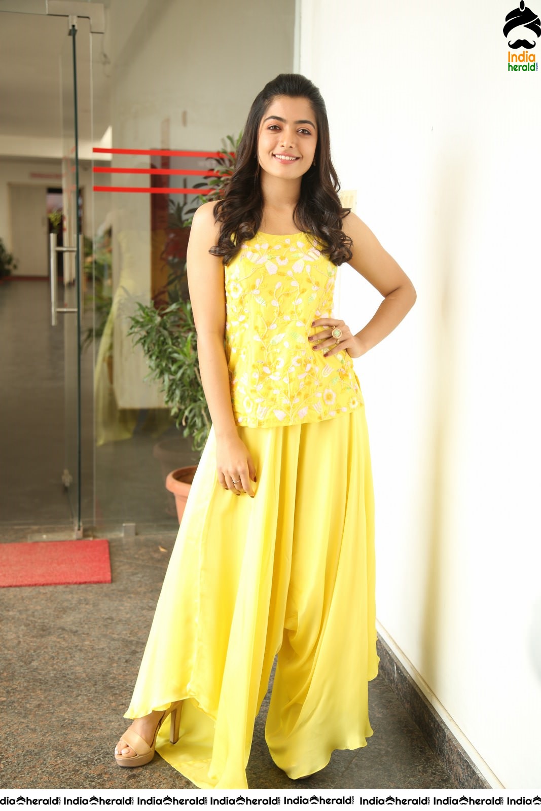 Rashmika Mandanna Latest Gorgeous Photoshoot in Yellow Attire