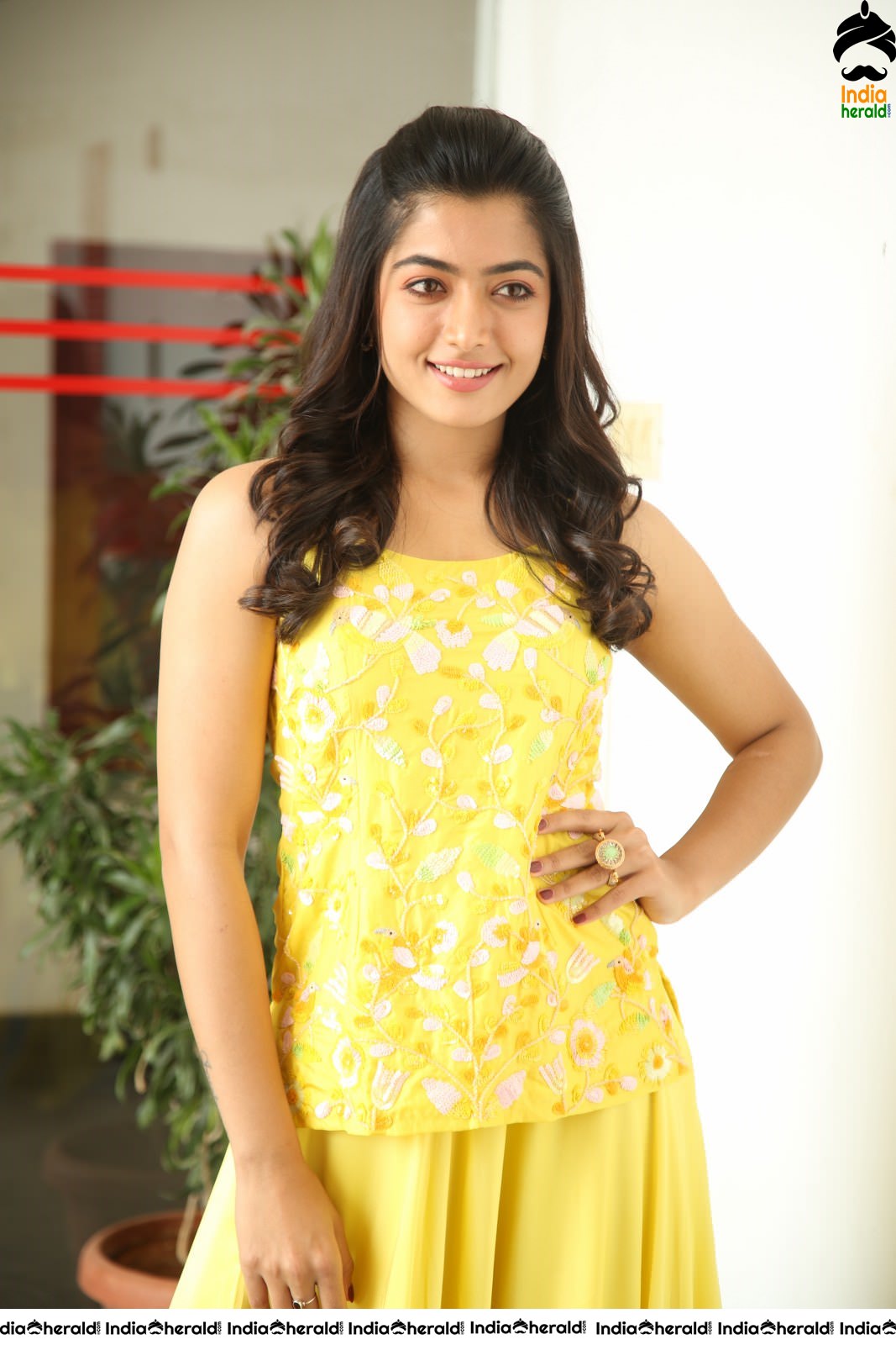 Rashmika Mandanna Latest Gorgeous Photoshoot in Yellow Attire