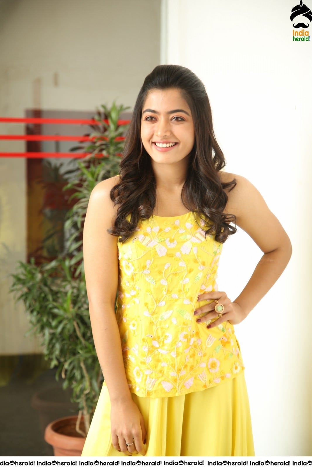 Rashmika Mandanna Latest Gorgeous Photoshoot in Yellow Attire