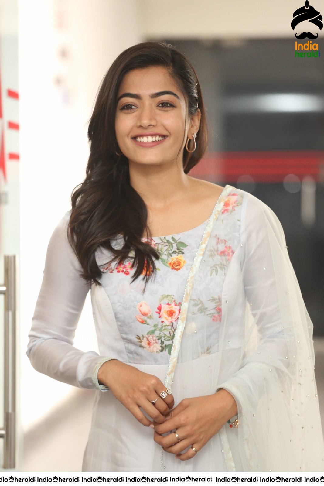 Rashmika Mandanna Looking Angelic in White Set 2