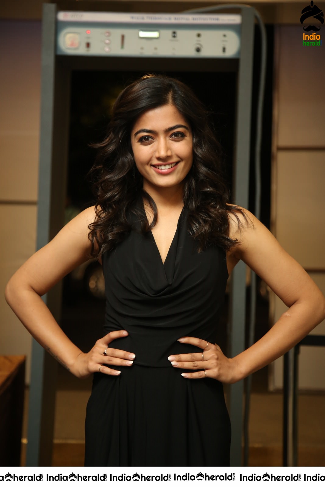 Rashmika Mandanna Looking Hot in Black Set 1