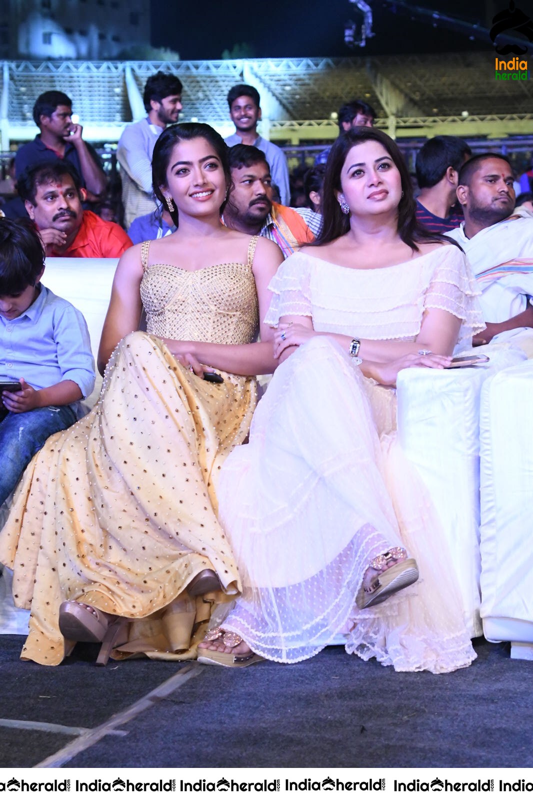 Rashmika Mandanna Seen along with Sangeetha at SN event Set 1