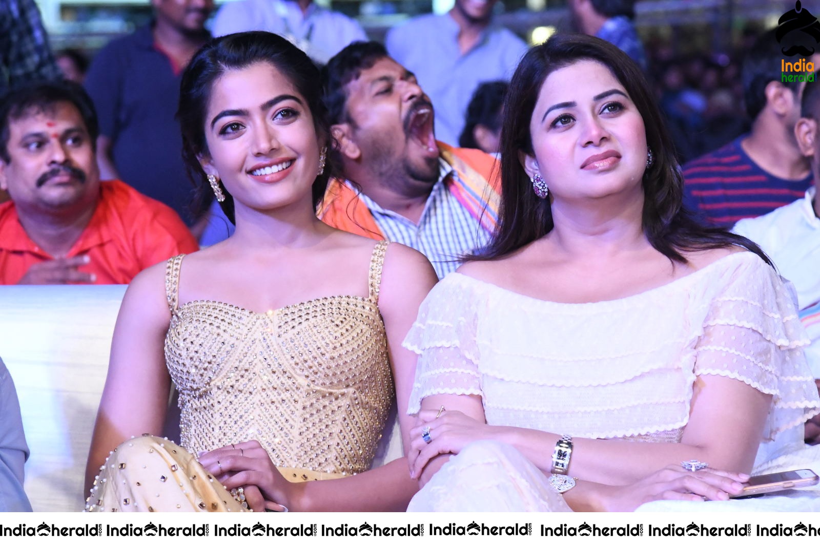 Rashmika Mandanna Seen along with Sangeetha at SN event Set 1